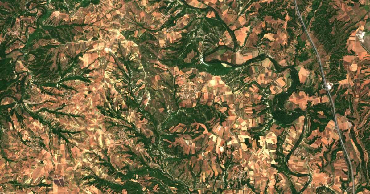 Mapa por satélite de Molócha