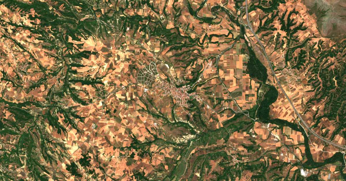 Mapa por satélite de Neápolis