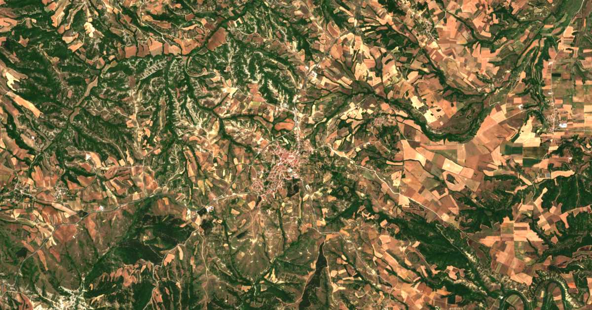 Mapa por satélite de Tsotýlion