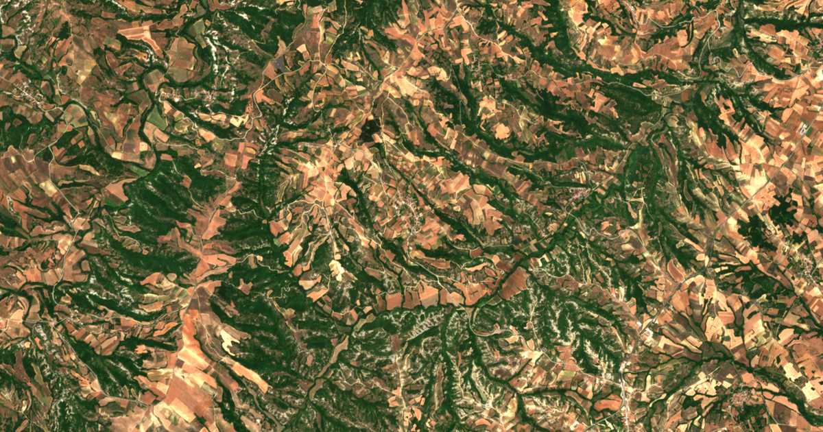 Mapa por satélite de Vrontí