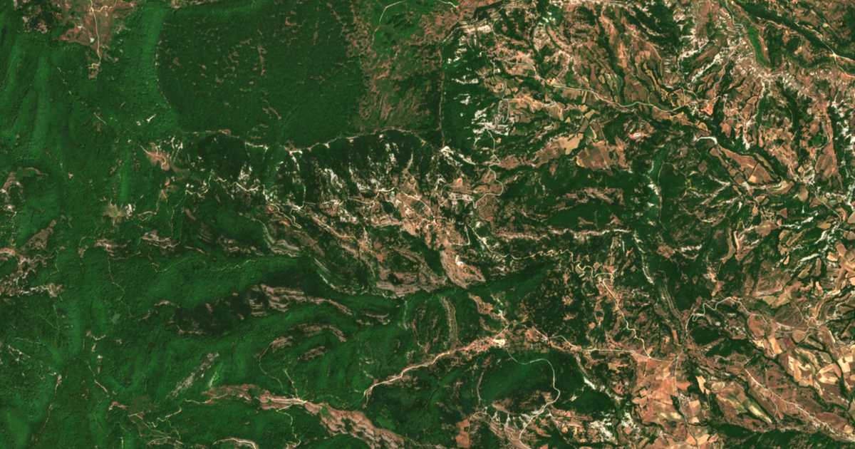 Mapa por satélite de Zóni